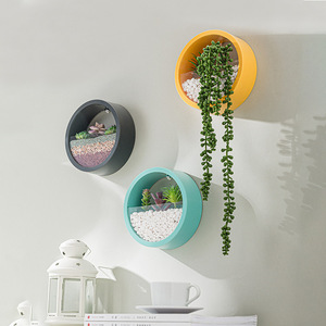 Maceta Creativa para Montar EN LA Pared, Macaron Nórdico, Plantas Verdes, Decoración <span class=keywords><strong>DE</strong></span> LA Pared del Salón, Peces Hidropónicos Circulares - Product Image 4