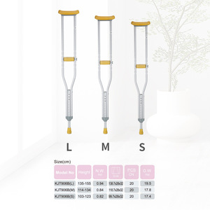 ไม้ค้ำยันทางการแพทย์ KJT ขนาด L M S ปรับได้ ป้องกันการลื่น สำหรับผู้ป่วยกระดูกหัก - Product Image 1