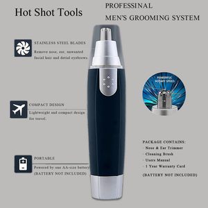 Tondeuse manuelle portable de haute qualité en acier inoxydable 304 pour poils du nez et des oreilles, lavable, garantie 1 an - Product Image 4