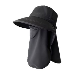 Sombrero de Sol Xiangdai de Seda de Hielo con Cobertura Total, Talla Única, Transpirable, Protección UV, Protector Facial y de Cuello para Exteriores, Sombrero de Verano - Product Image 5