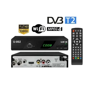 2024 Digitale Dvb T2 Tv-Ontvanger. H.264 Tv-Decoder Gratis Naar Luchtkanalen DVB-T2 H.264 Tv-Box Met You-Tube Wifi-Functie