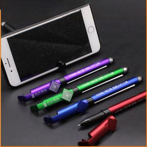 Stylo publicitaire personnalisé avec logo, en plastique, rétractable, avec drapeau déroulable, stylo bille pour entreprise, cadeau d'entreprise, stylo avec bannière en papier - Product Image 2