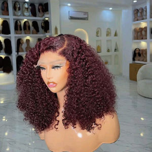 Vente en gros perruque super doublement étirée haute densité 13x4 HD Lace Front cheveux humains sans colle perruque de cheveux humains femmes noires cheveux brésiliens - Product Image 1