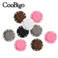 100 ensembles de boutons magnétiques invisibles, attaches magnétiques à pression pour couture, vêtements, cardigan, boucle dissimulée, sac à main, accessoires de décoration DIY