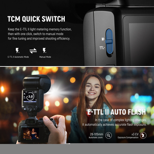 Cho Neewer Z2 2.4 Gam TTL đầu tròn không dây Flash Speedlite Sony/Nikon/Canon Máy ảnh tương thích 3000mAh Pin đầy đủ điện Flash - Product Image 6