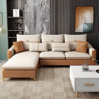 Günstiges Umweltfreundliches Langlebiges Ecksofa-Set mit Schwammfüllung für Moderne Wohnzimmer
