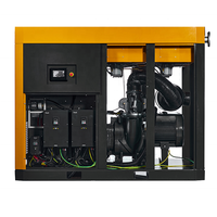 Compresseur d'air industriel à vis PM VFD bi-étagé 45 kW (60 CV) 8 bars haute efficacité refroidi par air pour l'industrie alimentaire