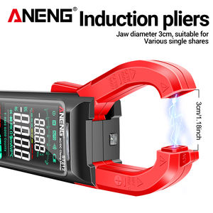 جهاز قياس التيار الكهربائي الرقمي ANENG ST212 للتيار المستمر/المتردد، 6000 عد، 400 أمبير، شاشة ملونة كبيرة، جهاز اختبار الجهد للسيارات، قياس التردد والمقاومة - Product Image 2