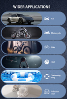 Electric Compressor Cordless Portable Tire air Pump Car Orange Compresor De Aire Portatil Car Tire Inflation Pump Tire Inflators