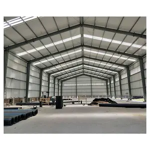 Entrepôt commercial en acier bon marché, structure en acier, auto-stockage, hangar, atelier en métal préfabriqué - Product Image 1