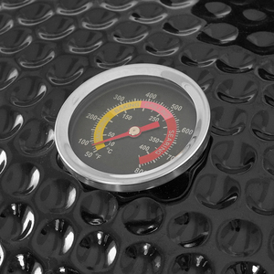 SEB 26 Kamado Moderno Barbecue in Ceramica con Carrello in Acciaio Inox - Griglia Ufficiale <span class=keywords><strong>per</strong></span> Feste e Celebrazioni Calcistiche - Product Image 5