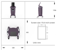 Boîtier de dispositif médical esthétique vertical personnalisé, boîtier en plastique ABS professionnel, usine OEM à bas quantité minimale de commande