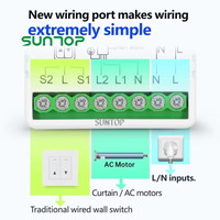 Module de commutateur de rideau intelligent WiFi RF 110V 220V contrôleur de Garage de volet roulant de maison intelligente et prise en charge à distance sans fil Alexa