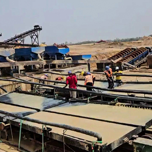 Khoáng sản quặng mặc quần áo dây chuyền sản xuất nhà máy chế biến thiếc quặng trọng lực tách máy với động cơ như thành phần cốt lõi - Product Image 1