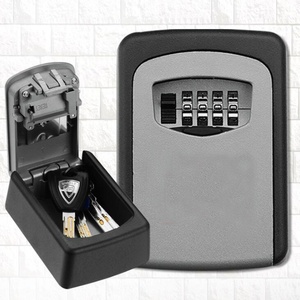 Boîte de rangement à combinaison à 4 chiffres YH9228, coffre-fort pour clés, boîte murale, étui à clés - Product Image 1