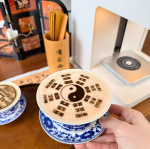 Coffee Art Printer 600DPI Latte Art <b>Printing</b> <b>Machine</b> Push Button Control DIY Cake Beer Foam Image Printer For Cafe Shop - Product Image 4