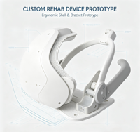Service de prototypage 3D, échantillons de pièces structurelles de forme spéciale pour dispositifs de réadaptation, fabrication de prototypes médicaux sur mesure