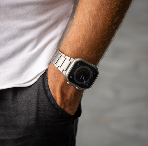 Cinturino Keepwin <span class=keywords><strong>per</strong></span> Smartwatch in Titanio Grado II con Fibbia Resistente, Cinturino Metallico <span class=keywords><strong>per</strong></span> <span class=keywords><strong>Apple</strong></span> IWatch 9 8 <span class=keywords><strong>Ultra</strong></span> 2 <span class=keywords><strong>Ultra</strong></span> 1 - Product Image 2
