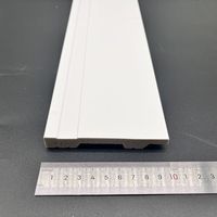 Plinthe en polystyrène PS, profil décoratif pour sol et mur, étanche, facile à installer pour les projets domestiques