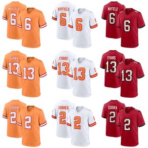Jersey Sepak Bola Amerika Tampa Bay Buccaneer Grosir Murah # 6 Mayfield # 13 MikeEvans # 2 Jersey Sepak Bola Emeka Egbuka - Product Image 1