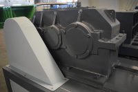 Trituradora de Madera de Doble Eje Shengzhong, Máquina Industrial de Trituración con Motor, Rodamientos y Caja de Cambios de Alta Seguridad, Procesador de Neumáticos Usados