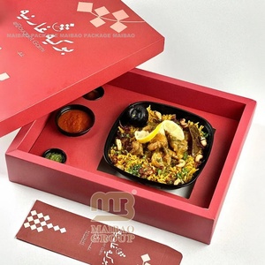 Biryani <strong>Box</strong> Kraft Paper Packaging <strong>Box</strong> Commercial Fried Chicken <strong>Mixed</strong> Rice Takeaway Pesanan Nasi <strong>Box</strong> Food Grade - Product Image 1
