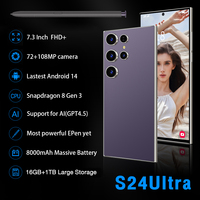 S24 Ultra Original Android 14 5G Teléfono Celular Desbloqueado de 7.3 Pulgadas HD Español 100W Doble SIM 16GB+1TB Teléfonos Móviles Inteligentes en Oferta
