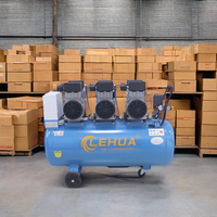 Meilleure vente Compresseur d'air dentaire avec sécheur Compresseur d'air silencieux sans huile 60L à 100L 1650W pour 4 unités dentaires Chaise