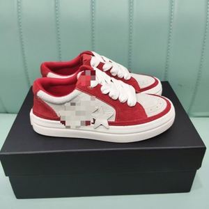 Zapatos Casuales de Moda para Hombre y Mujer, Diseño Clásico con Bloques de Color, Estampado de Estrellas y Animales, Parte Superior de Cuero Genuino, para Todas las Temporadas, con Cordones - Product Image 3