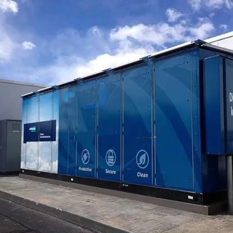 Customizable300KW 500kW 1MW 1.2MW 2MW 10MW célula de combustível de hidrogênio combinado usina estacionária de hidrogênio