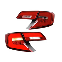 Feux arrière LED VLAND 6000K pour Toyota Camry 2012 2013 2014, lentille rouge transparente, Plug and Play
