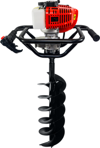 เครื่องเจาะดิน PATELO Professional 52cc รุ่นอุตสาหกรรม ใช้เชื้อเพลิงเบนซิน  แบบโลหะ รุ่น ED520-C ลดแรงสั่นสะเทือน คุณภาพสูง เครื่องยนต์ 1E44F 1.6 กิโลวัตต์/2.1 แรงม้า - Product Image 4