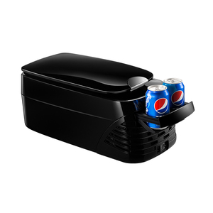 Rigocolku — réfrigérateur portable de <span class=keywords><strong>voiture</strong></span> 8l, glacière pour véhicule, avec fonction de congélation et de chauffage, couleur noire, dc 12v, 24v - Product Image 1