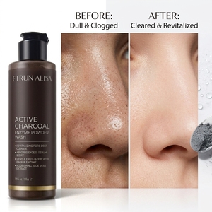 ETRUN ALISA Marque Privée Poudre Enzymatique Purifiante au Charbon Actif Nettoyant Exfoliant Visage <span class=keywords><strong>Nettoyage</strong></span> Profond <span class=keywords><strong>de</strong></span> la <span class=keywords><strong>Peau</strong></span> - Product Image 4