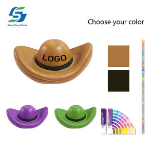 Groothandel Custom Cowboy Hoed Stress Bal Pu Foam Western Thema Angst Reliëf Speelgoed Gedrukt Logo Rodeo Stijl Relatiegeschenk - Product Image 3