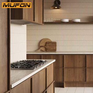 Japandi Minimalist Solid Wood <strong>Kitchen</strong> Cabinet with Island Solid Wood Modern <strong>Storage</strong> <strong>Unit</strong> - Product Image 3