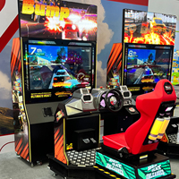 Simulateur de conduite 43 pouces, machine d'arcade, équipement de jeu de course commercial pour centre de divertissement familial