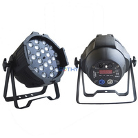 Projecteur LED Zoom Par 24x18W RGBWAUV à puces LED, faible bruit, pour scène
