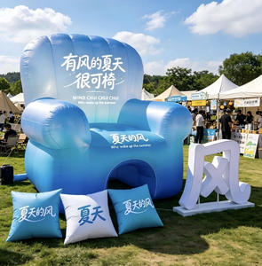 Sillón Inflable Personalizado con Impresión Digital, Ventilador Incorporado, Impermeable, para Decoración de Eventos, Publicidad y Promoción - Product Image 3
