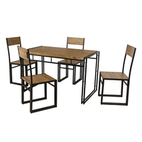 Bois de chêne massif personnalisé, ensemble de Table et chaise, vente en gros, haute qualité, utilisé pour la salle à manger, 4 pieds