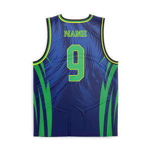 Conjunto de Camiseta y Pantalones Cortos de Baloncesto HEALY con Estampado Degradado, Uniforme Sublimado de Malla Transpirable de Secado Rápido con Número Personalizado - Product Image 2