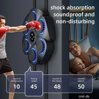 Équipement de boxe populaire pour la remise en forme à domicile, machine de boxe musicale lumineuse électrique à un coup de poing, boxe murale
