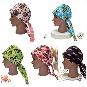 Cappelli Chirurgici PPG con Fodera in Raso, Design Personalizzato con Stampa Cartoon, Unisex, Cappelli da Infermiere con Fodera in Raso, Cappelli Chirurgici con Stampa di Personaggi - Product Image 2