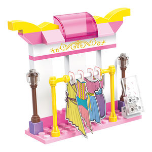 <span class=keywords><strong>COGO</strong></span> 186 PCS camera da letto giocattolo toletta fai da te blocchi di costruzione giocattoli per le ragazze - Product Image 5