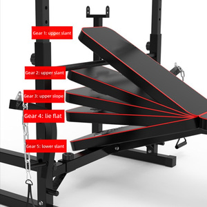 Bán buôn gấp trọng lượng thiết lập với băng ghế dự bị Báo Chí giường sức mạnh đào tạo có thể điều chỉnh trọng lượng băng ghế dự bị - Product Image 3