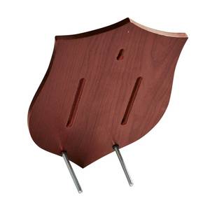 Trofeo y Medalla CREST de 190x260x15mm, con Escudo de Caoba, Latón, Aluminio y Hierro, para Regalos de Bienvenida - Product Image 2