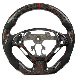 <span class=keywords><strong>Volant</strong></span> LED en fibre de carbone forgé violet véritable personnalisé pour Infiniti G37 <span class=keywords><strong>G25</strong></span> G35 EX EX35 EX37 Q40 Q60 cuir de qualité supérieure - Product Image 2