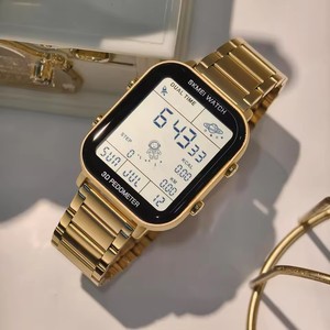 <span class=keywords><strong>Montre</strong></span> électronique étanche Skmei 1888 avec affichage numérique LED, affichage de la semaine, bracelet en acier inoxydable, <span class=keywords><strong>montre</strong></span> de sport pour homme, mode business - Product Image 5