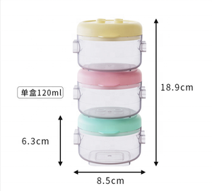 Contenedor de Almacenamiento de Leche en Polvo y Snacks Apilable de Tres Capas de PP, Hermético, Ecológico para Madre e Hijo, 10-20L, Nuevo Diseño, Venta al Por Mayor - Product Image 6