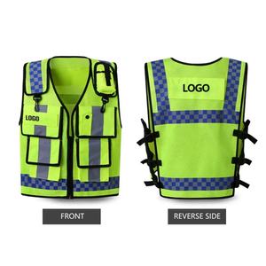 Chaleco de Seguridad Reflectante Personalizable y Transpirable con Múltiples Bolsillos para Trabajo en Exteriores y Tráfico - Product Image 4